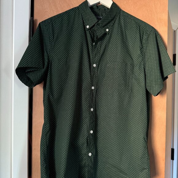 J.Crew Mens Short-Sleeve Flex Washed Shirt - Like New - Picture 1 of 4